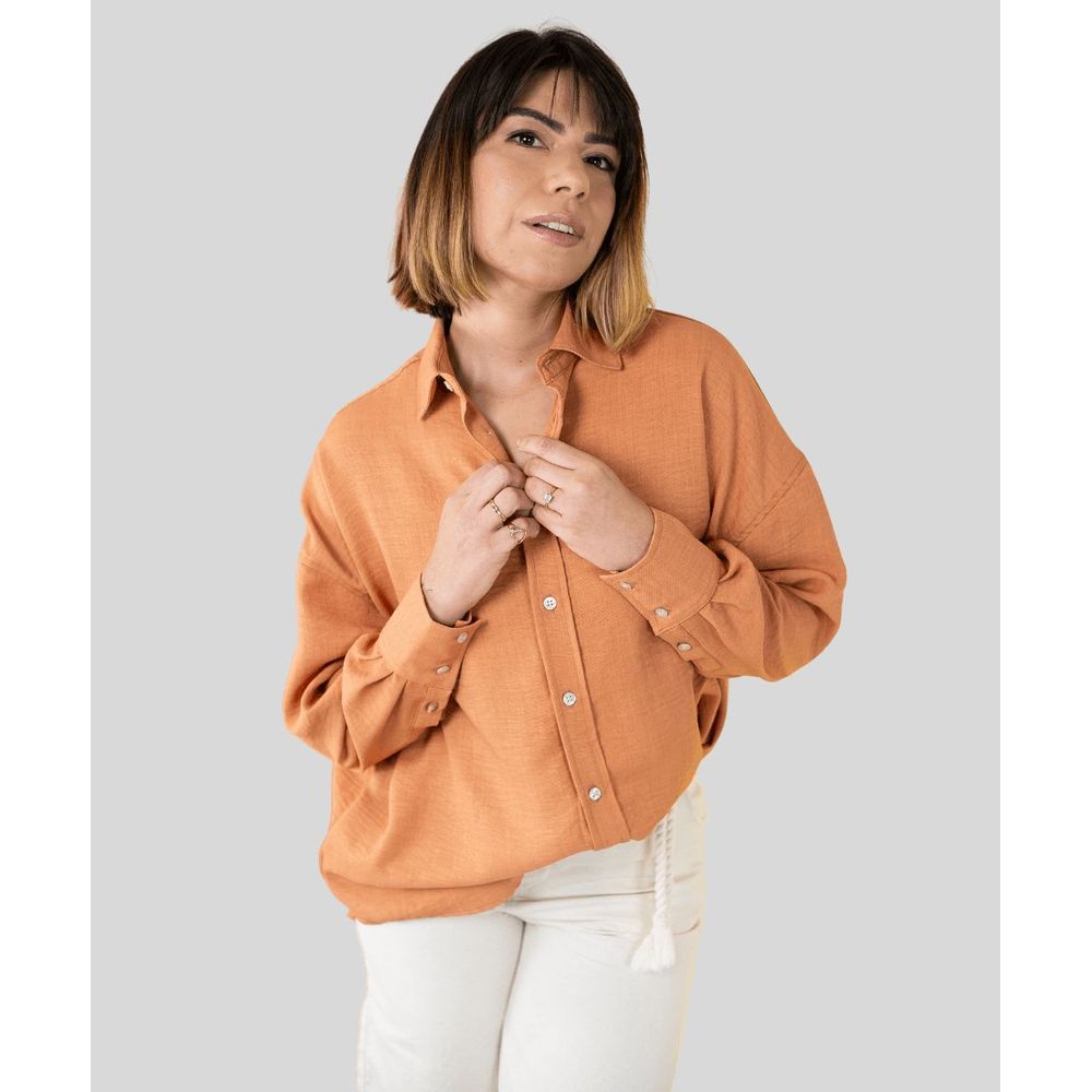 Camisão Feminina Social Super Oversized - Max Denim Camisão Feminina Social Super Oversized - Max Denim