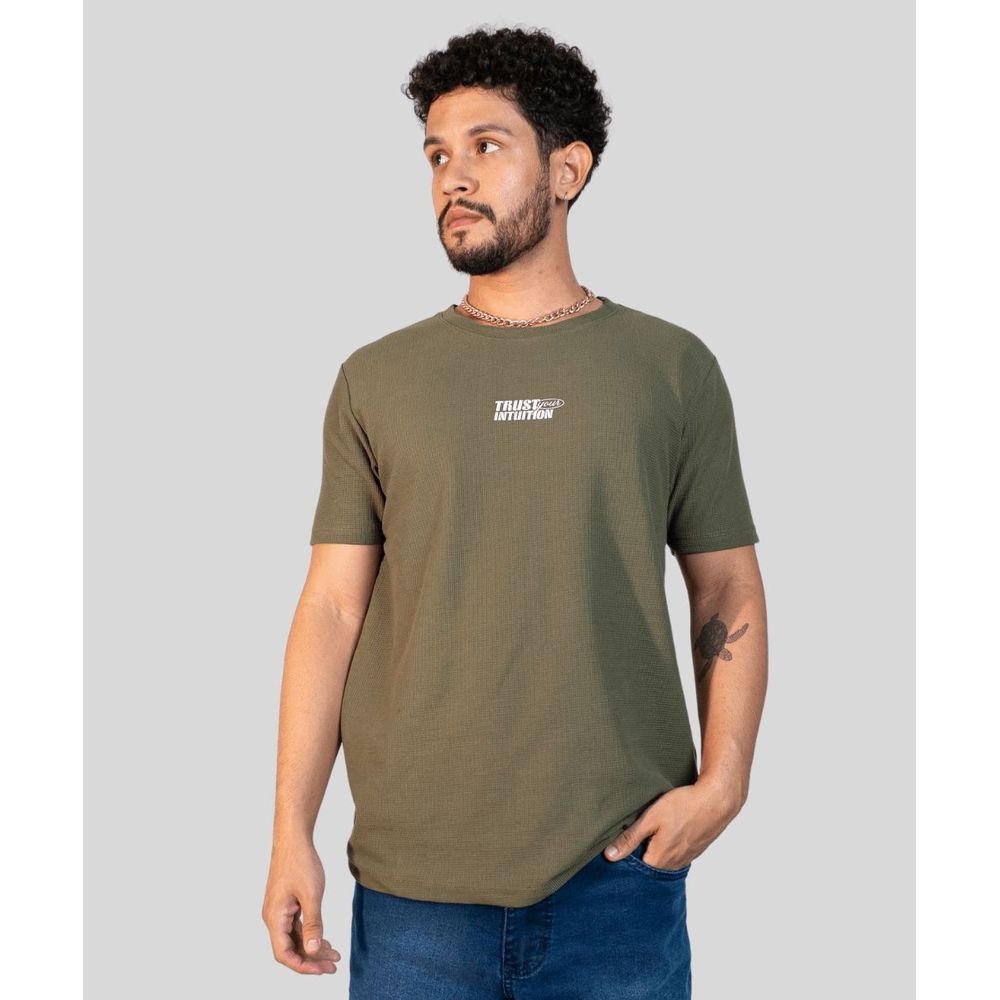 Camiseta G91 Com Textura E Estampa Silk Frente e Costa Camiseta G91 Com Textura E Estampa Silk Frente e Costa